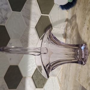 Amethyst glass basket